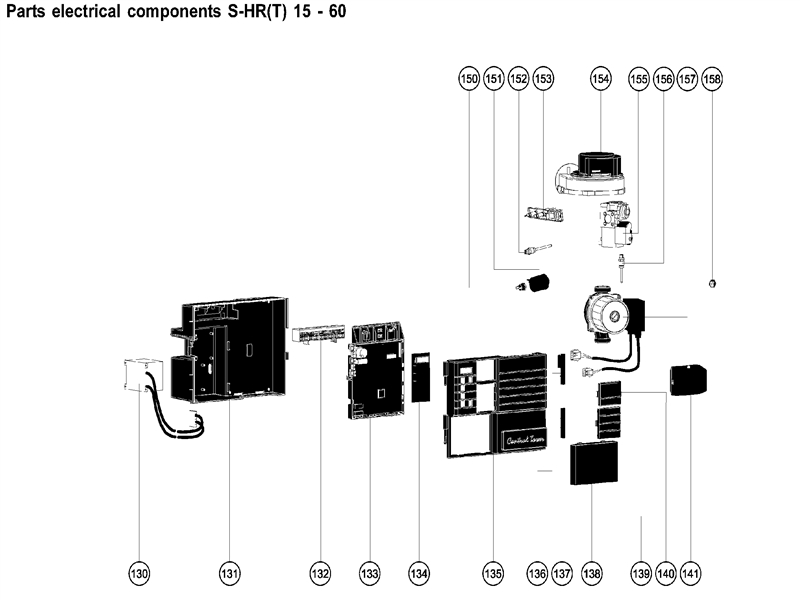 Exploded Diagram for ELECTRICAL COMPONENTS