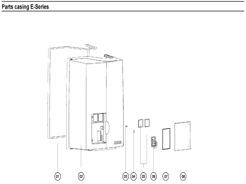Exploded Diagram for CASING ASSY