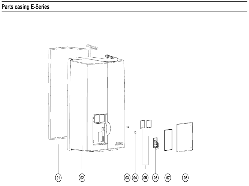 Exploded Diagram for CASING ASSY