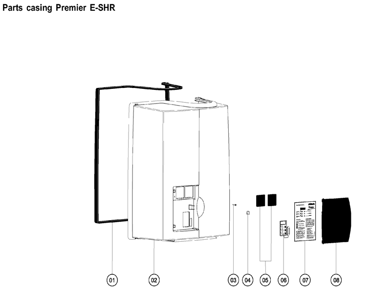 Exploded Diagram for CASING ASSY