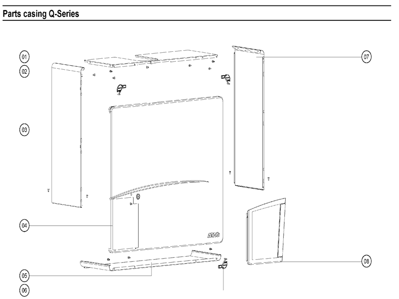 Exploded Diagram for CASING ASSY