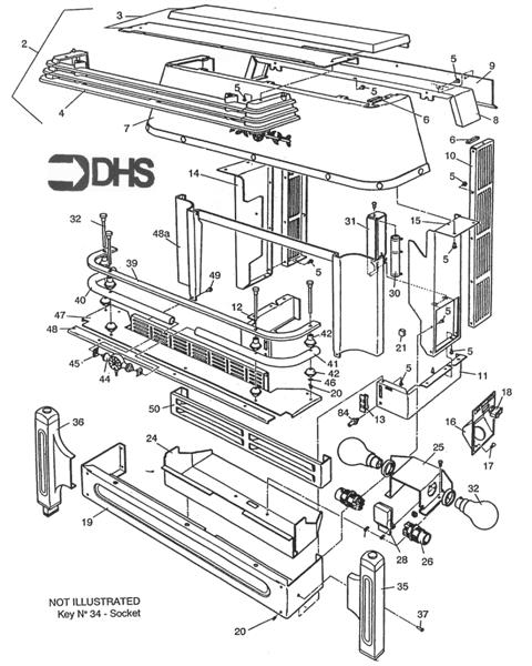 Exploded Diagram for OUTERCASE ASSY