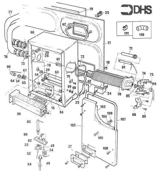 Exploded Diagram for CIRCULATOR SECTION