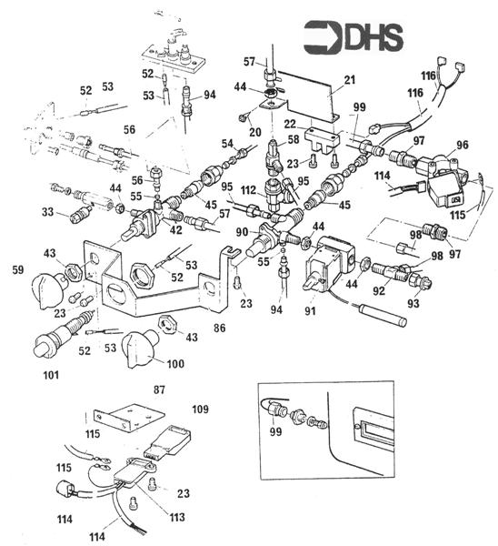 Exploded Diagram for CONTROLS