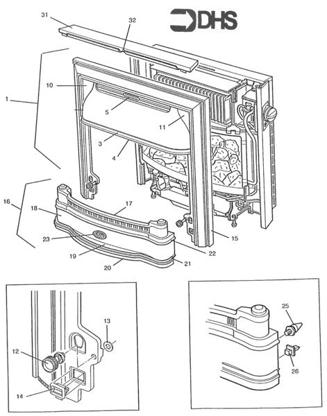 Exploded Diagram for OUTERCASE ASSY