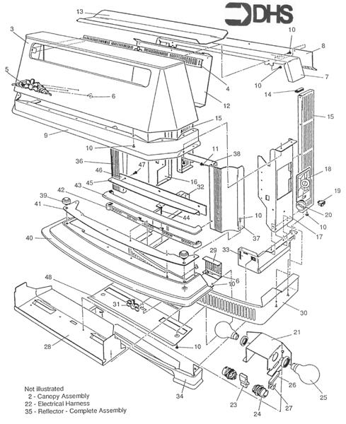 Exploded Diagram for OUTERCASE ASSY