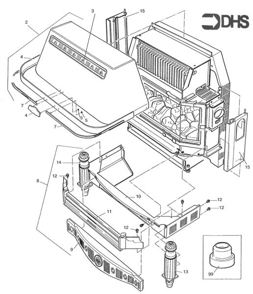 Exploded Diagram for OUTERCASE ASSY