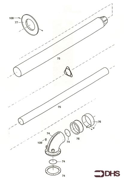 Exploded Diagram for FLUE