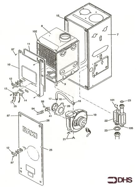 Exploded Diagram for AIR BOX