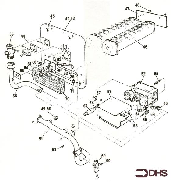 Exploded Diagram for DOOR & CONTROLS