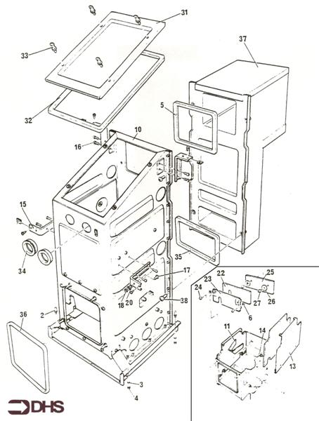Exploded Diagram for BOX COMBUSTION