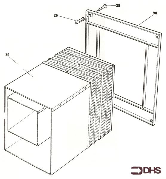 Exploded Diagram for FLUE ASSY