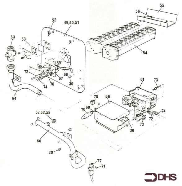 Exploded Diagram for DOOR & CONTROLS