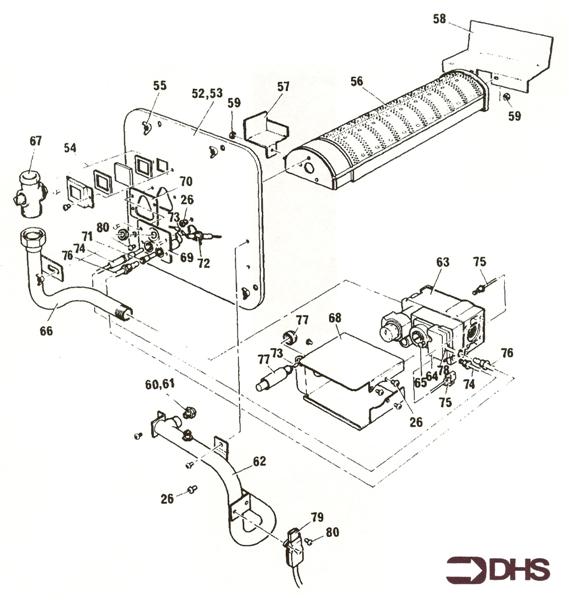 Exploded Diagram for DOOR & CONTROLS