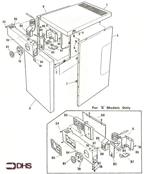 Exploded Diagram for OUTER CASE ASSY