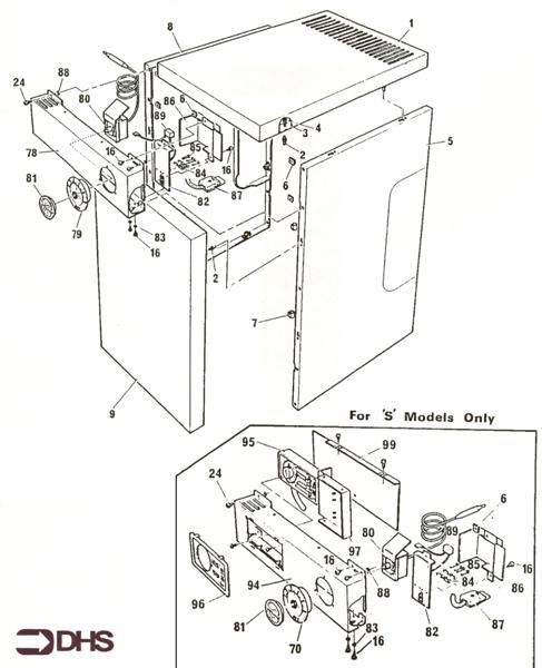Exploded Diagram for OUTER CASE ASSY