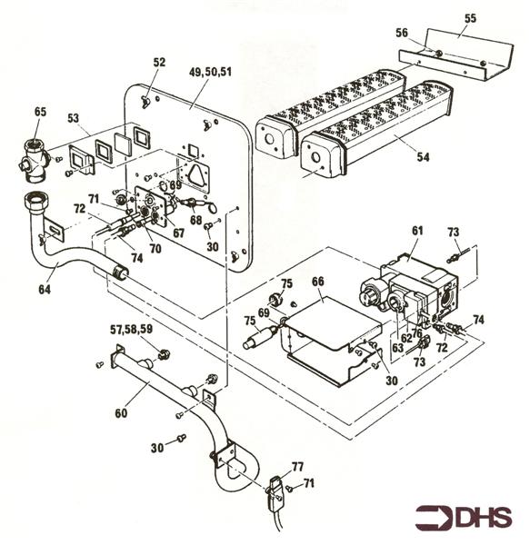 Exploded Diagram for DOOR & CONTROLS
