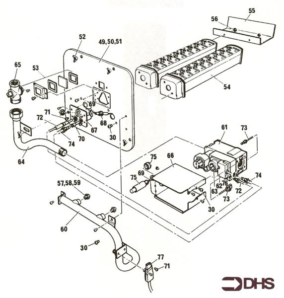 Exploded Diagram for DOOR & CONTROLS