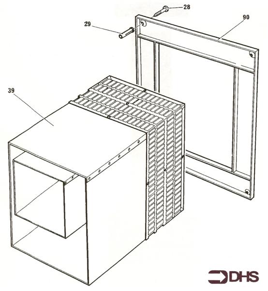 Exploded Diagram for FLUE ASSY