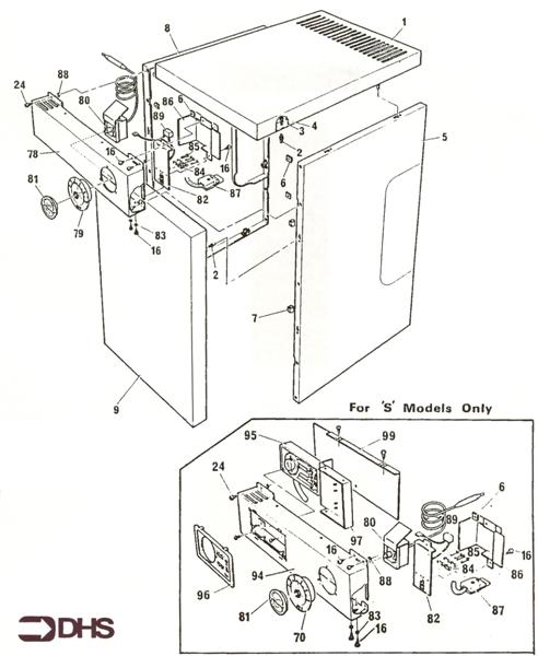 Exploded Diagram for OUTER CASE ASSY