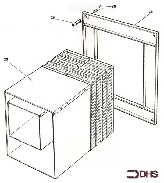 Exploded Diagram for FLUE ASSY