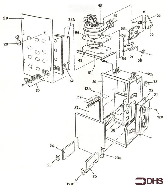 Exploded Diagram for BOX COMBUSTION
