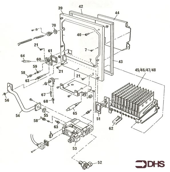 Exploded Diagram for DOOR & CONTROLS