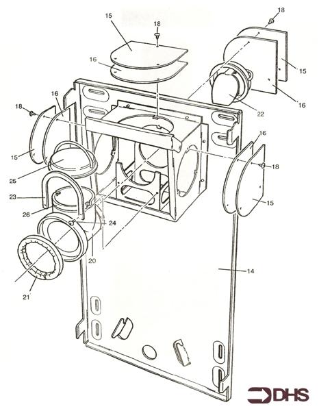 Exploded Diagram for BACKPLATE ASSY