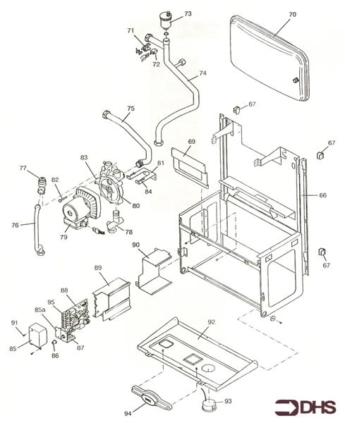 Exploded Diagram for CONTROLS & HYDRAULICS