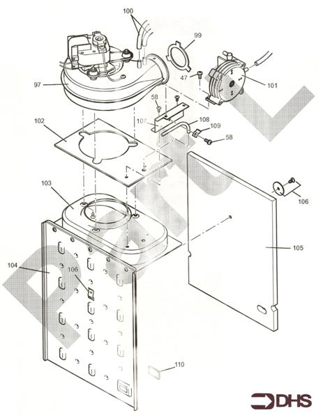 Exploded Diagram for FAN ASSY