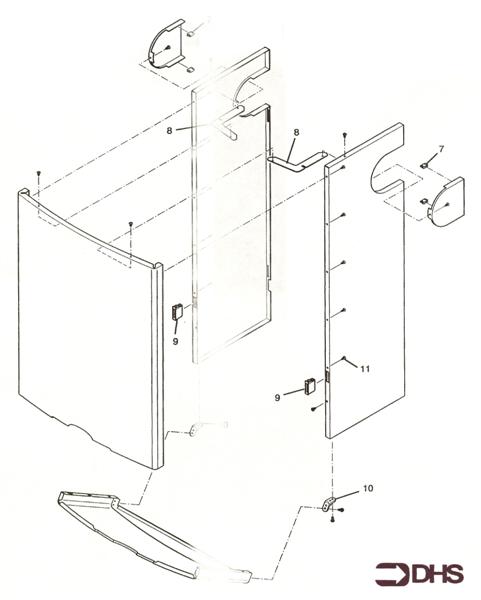 Exploded Diagram for OUTER CASE ASSY