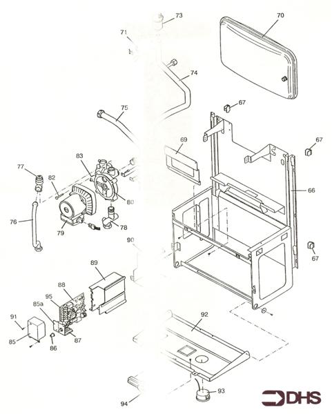 Exploded Diagram for CONTROLS & HYDRAULICS