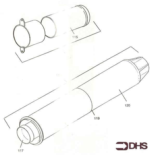 Exploded Diagram for FLUE KIT