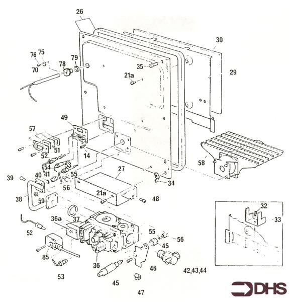 Exploded Diagram for CONTROLS