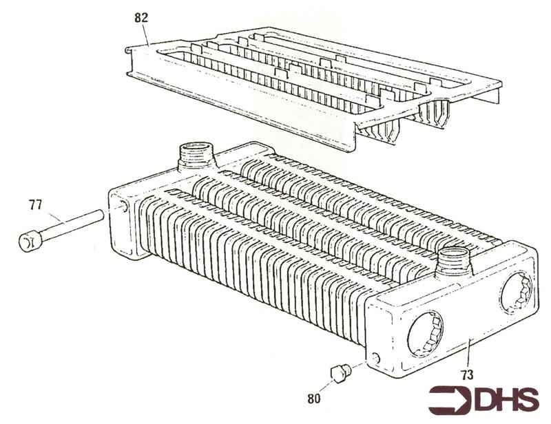 Exploded Diagram for HEAT EXCHANGER