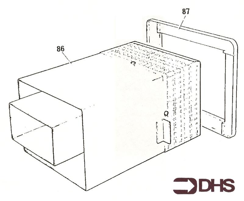 Exploded Diagram for FLUE ASSY