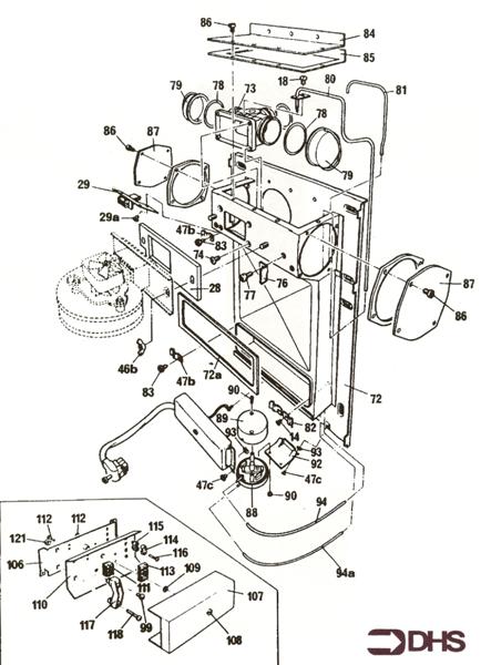 Exploded Diagram for INNER CASING