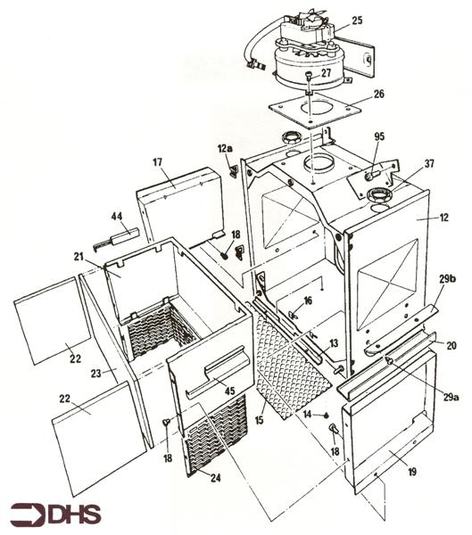 Exploded Diagram for BOX COMBUSTION