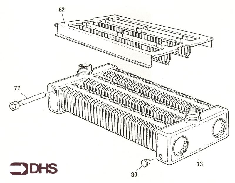 Exploded Diagram for HEAT EXCHANGER