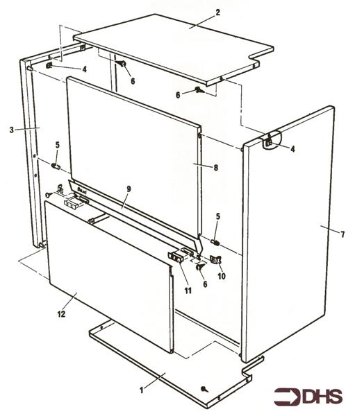 Exploded Diagram for OUTER CASING ASSY