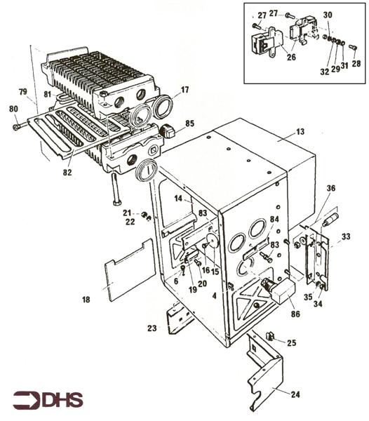Exploded Diagram for BOILER/BOX COMBUSTION