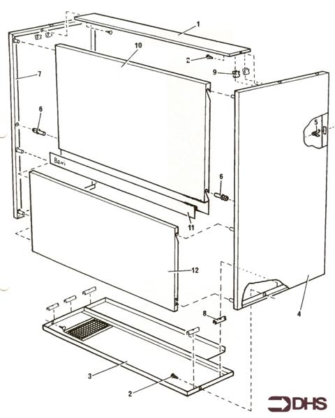 Exploded Diagram for OUTER CASING ASSY