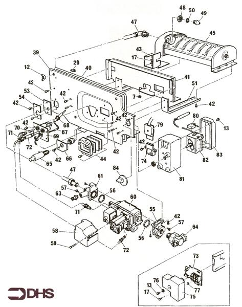 Exploded Diagram for DOOR & CONTROLS