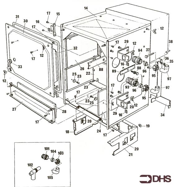 Exploded Diagram for BOX COMBUSTION
