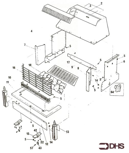 Exploded Diagram for OUTER CASING ASSY