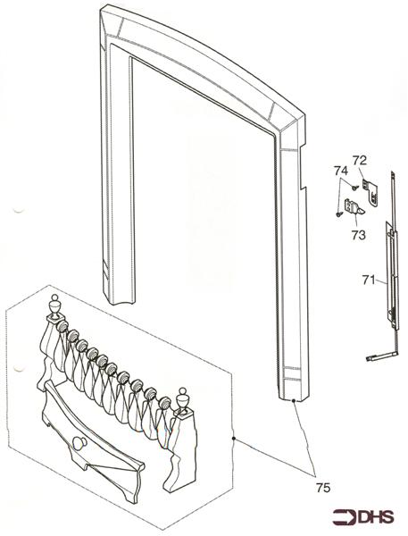 Exploded Diagram for FASCIA DREAM