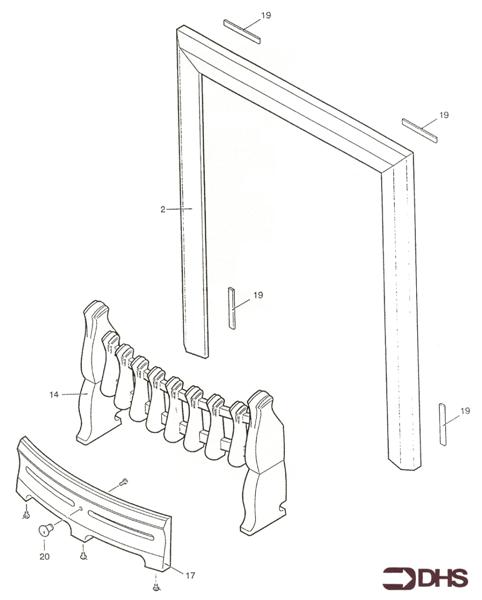 Exploded Diagram for TRIM/FENDER 1