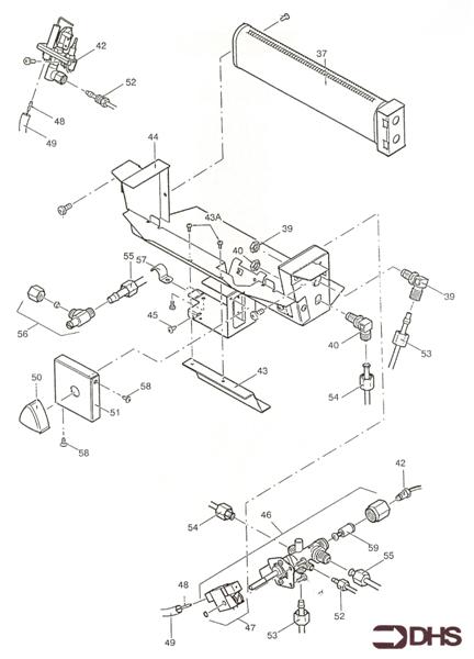 Exploded Diagram for CONTROLS ASSY