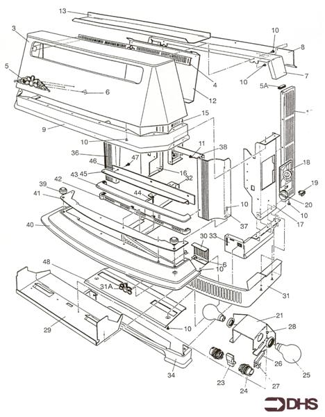 Exploded Diagram for OUTERCASING
