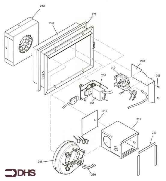 Exploded Diagram for FAN BOX FF